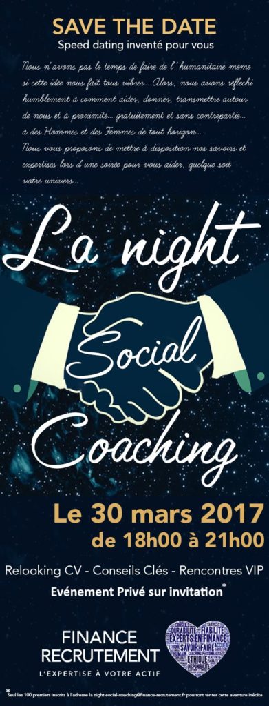 La Night Social Coaching - Soirée coaching motivation candidature