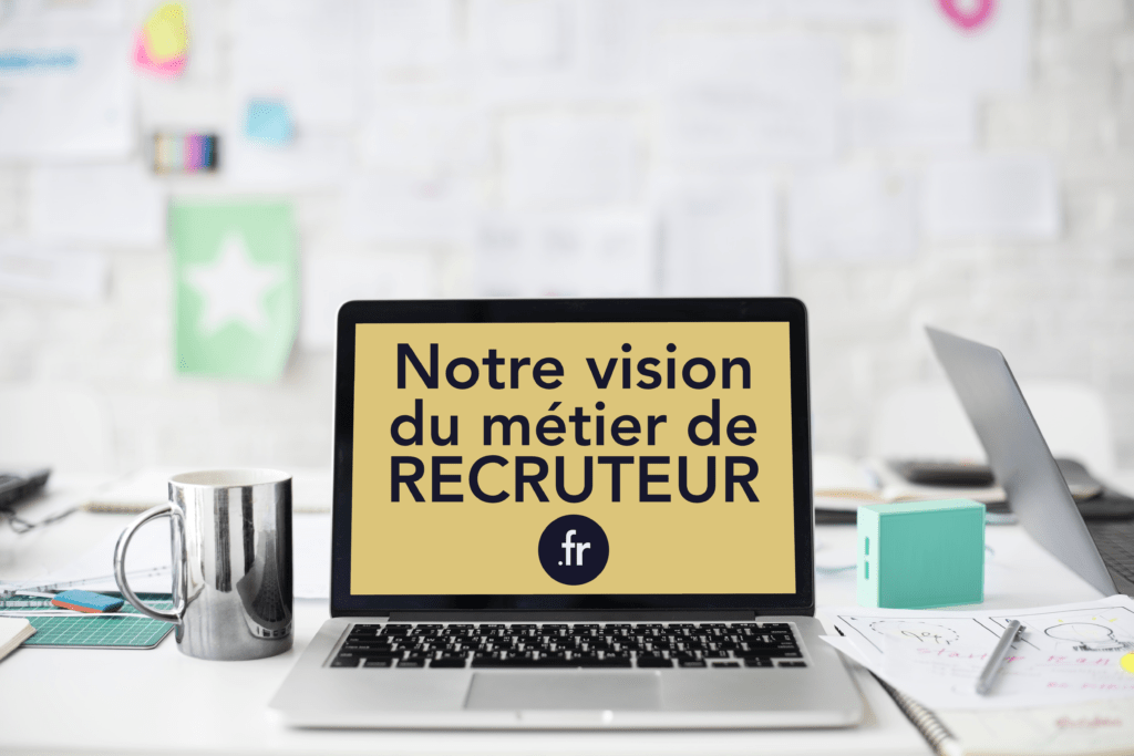 Visuel ordinateur affichage vision métier recruteur